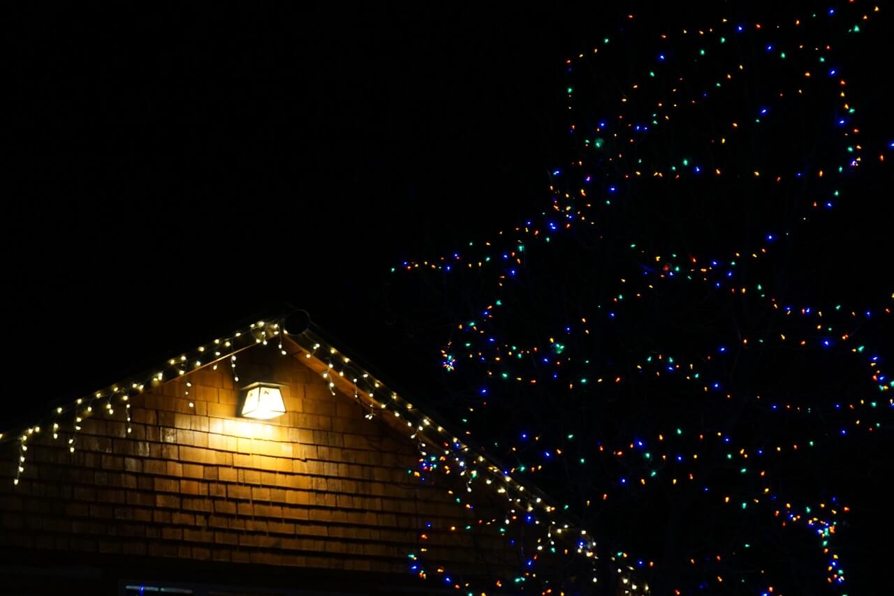 Christmas Lights on Roof