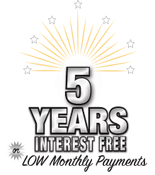 5 years interest free