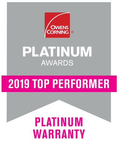 Owens Corning 2019 Top Performer Badge